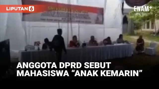 Mahasiswa Dimarahi Anggota DPRD Sumut Saat Reses di Asahan