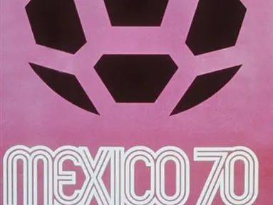 Poster Piala Dunia 1970 (&copy; AFP 2006)