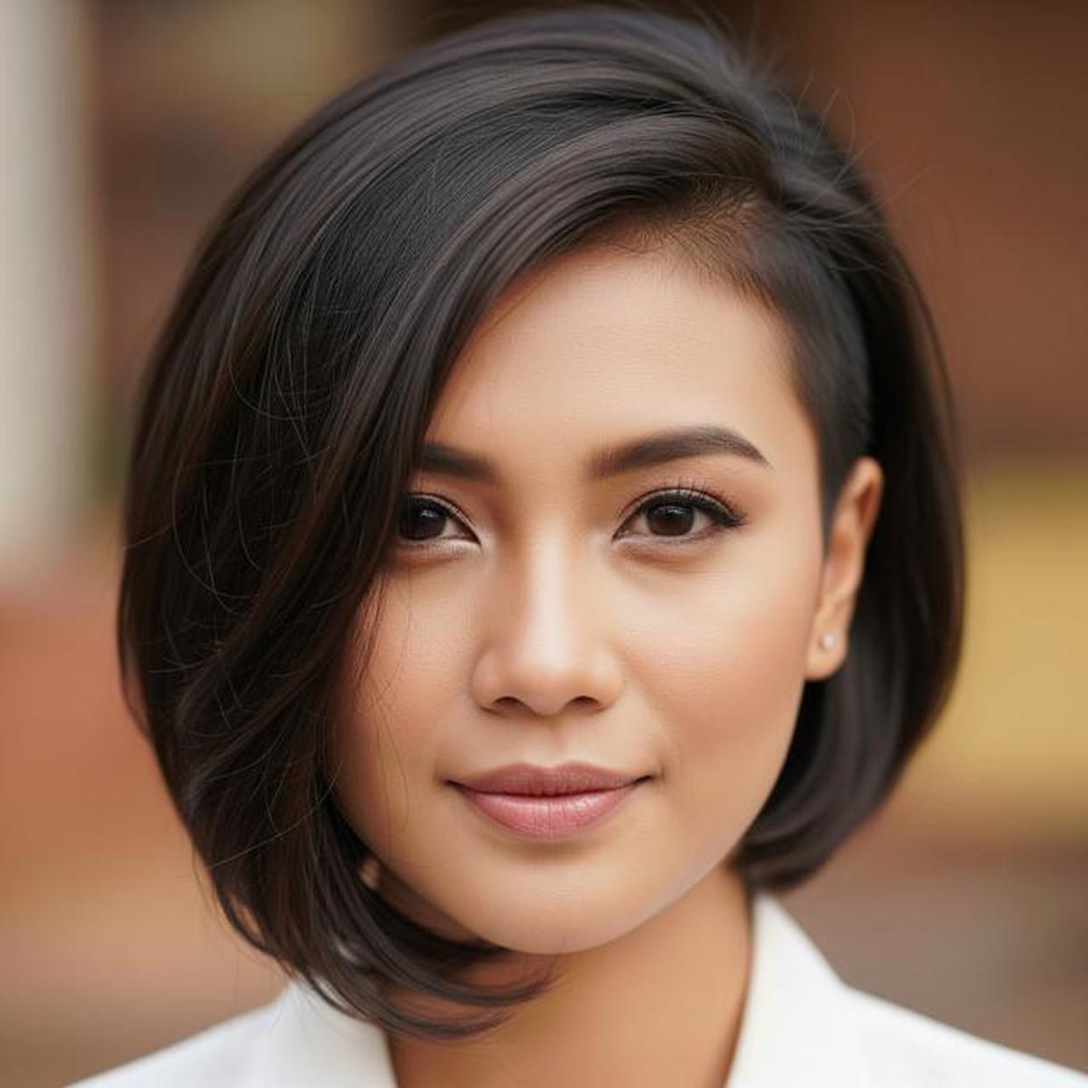 7 Model Rambut Wanita Bob Panjang Sebelah, Simple tapi Menawan