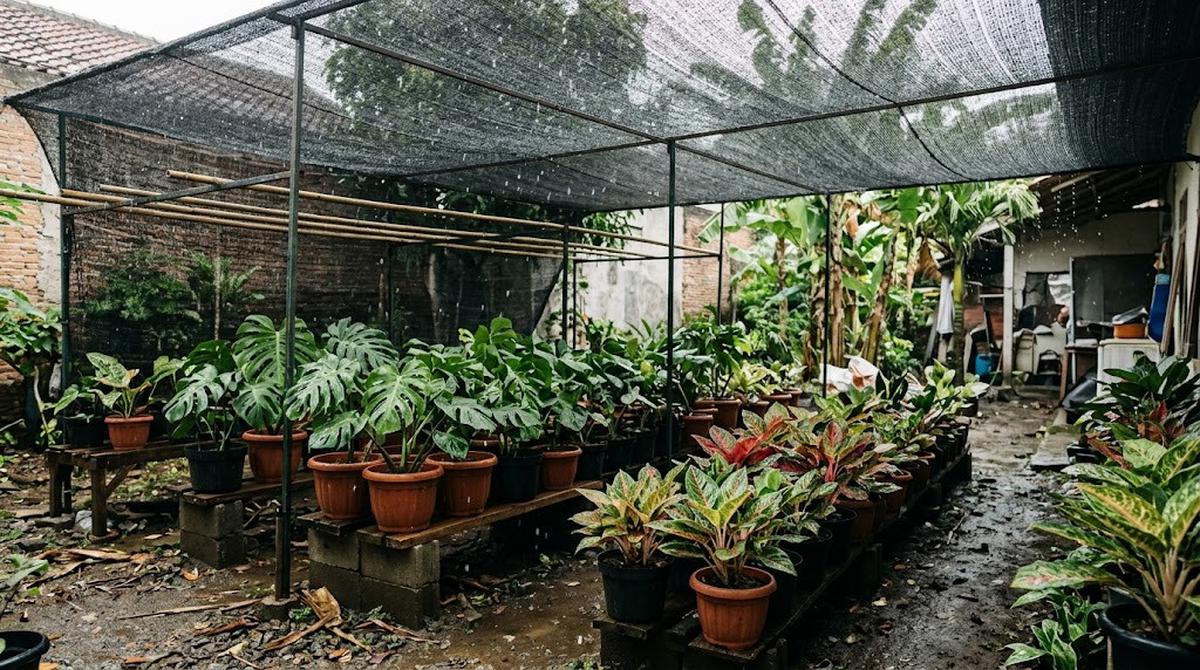 Jaring Peneduh (Paranet) untuk Area Terbuka