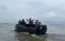 VIDEO: Momen Kasal Ali Naik Amfibi LVT, Pantau Langsung Anak Buah Obrak Abrik Pagar Laut