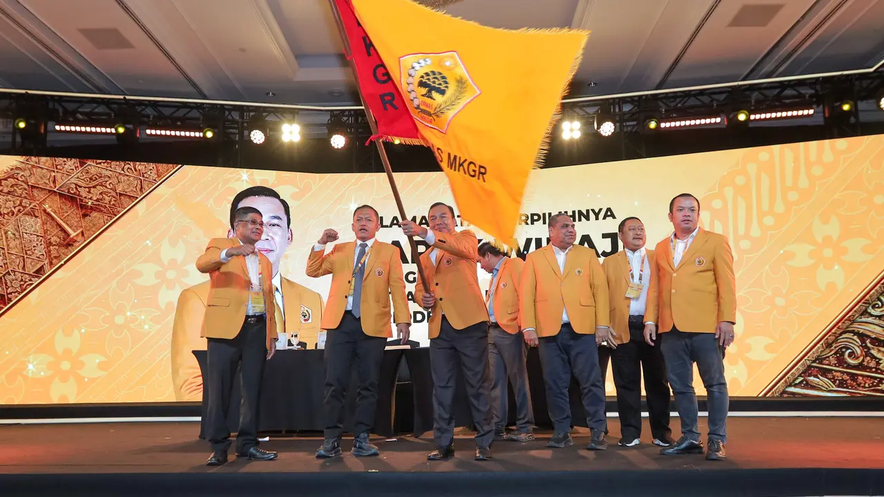 Wakil Ketua Umum DPP Partai Golkar, Wihaji resmi terpilih sebagai Ketua Umum DPP Ormas Musyawarah Kekeluargaan Gotong Royong (Ormas MKGR) periode 2026–2030 (Istimewa)