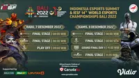 Saksikan Live Streaming IESF 14th World Esports Championship 2022 di Vidio 7-8 Desember