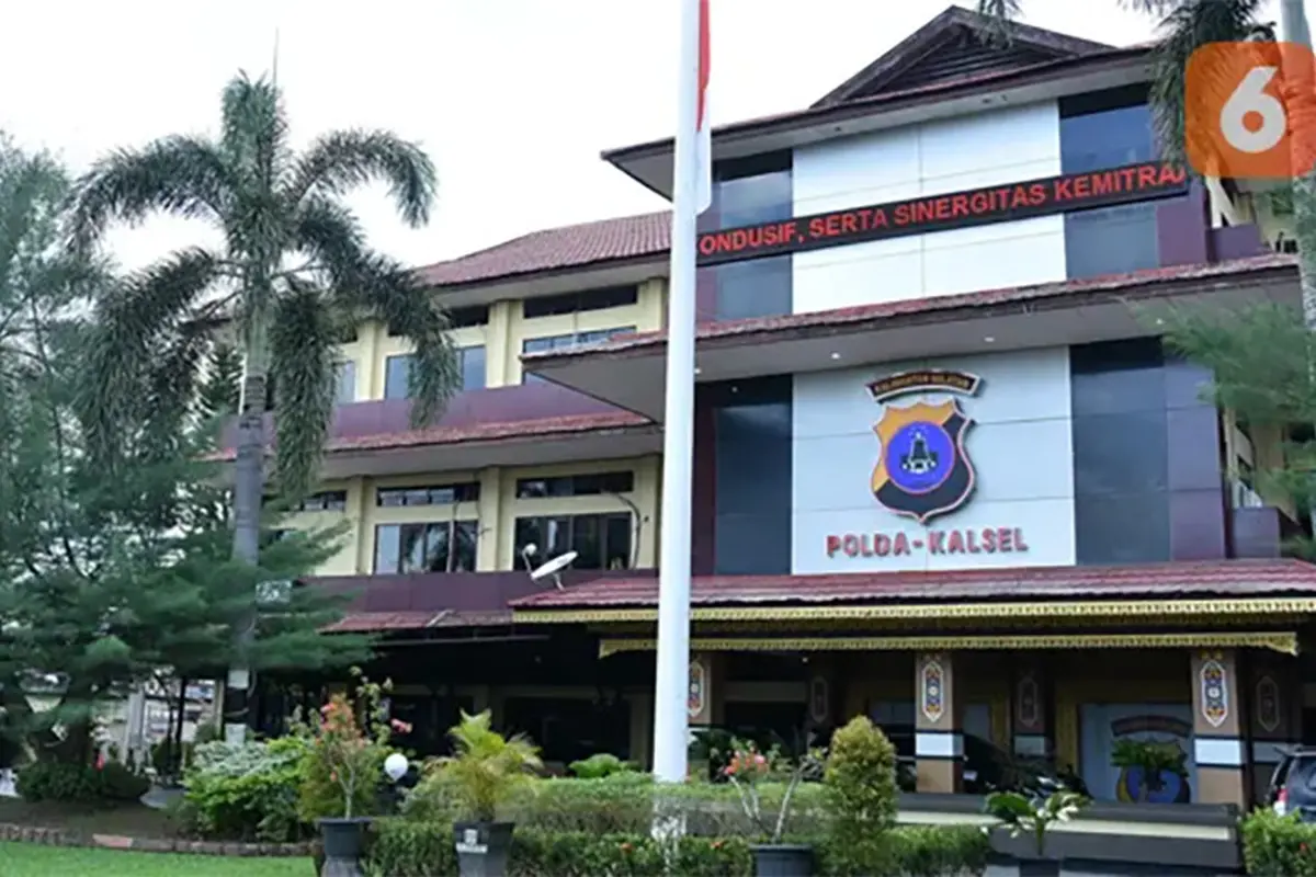 Kantor Polda Kalsel di Banjarmasin