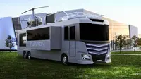 Furrion Elysium RV, Mobil Rumah yang Dilengkapi Helikopter