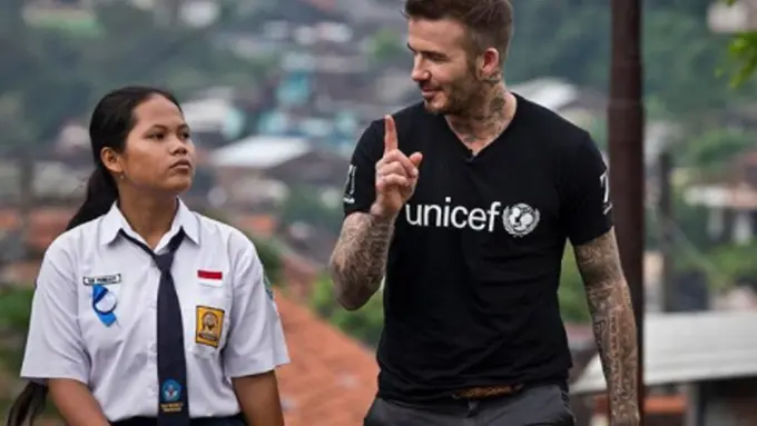 [Bintang] David Beckham dan Sripun