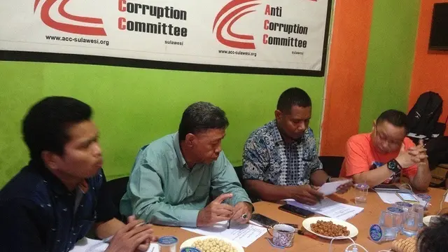 Pegiat anti korupsi di Sulsel mendesak Polda Sulsel segera tuntaskan kasus tambang galian C di Kabupaten Maros (Liputan6.com/ Eka Hakim)