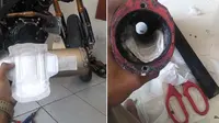 Ada-Ada Saja, Orang Ini Pakai Pembalut untuk Redam Suara Knalpot