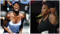 Serena Williams (kanan) bakal bertemu Venus Williams di final Australia Terbuka, Sabtu (27/1/2017). (EPA/