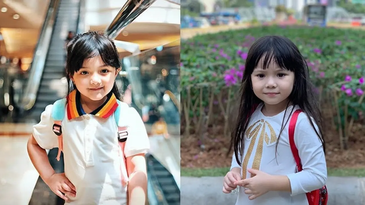 Gempita dan Arsy Pose Bareng Layaknya Model, 5 Hasilnya Bikin Gemas