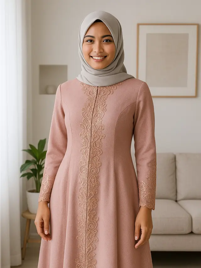 7 Inspirasi Gamis Warna Pastel untuk Kulit Sawo Matang, Tampil Cerah Alami dan Makin Pede