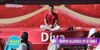 Menjadi praktisi yoga, Anjasmara senang lihat banyaknya antusias dari masyarakat.