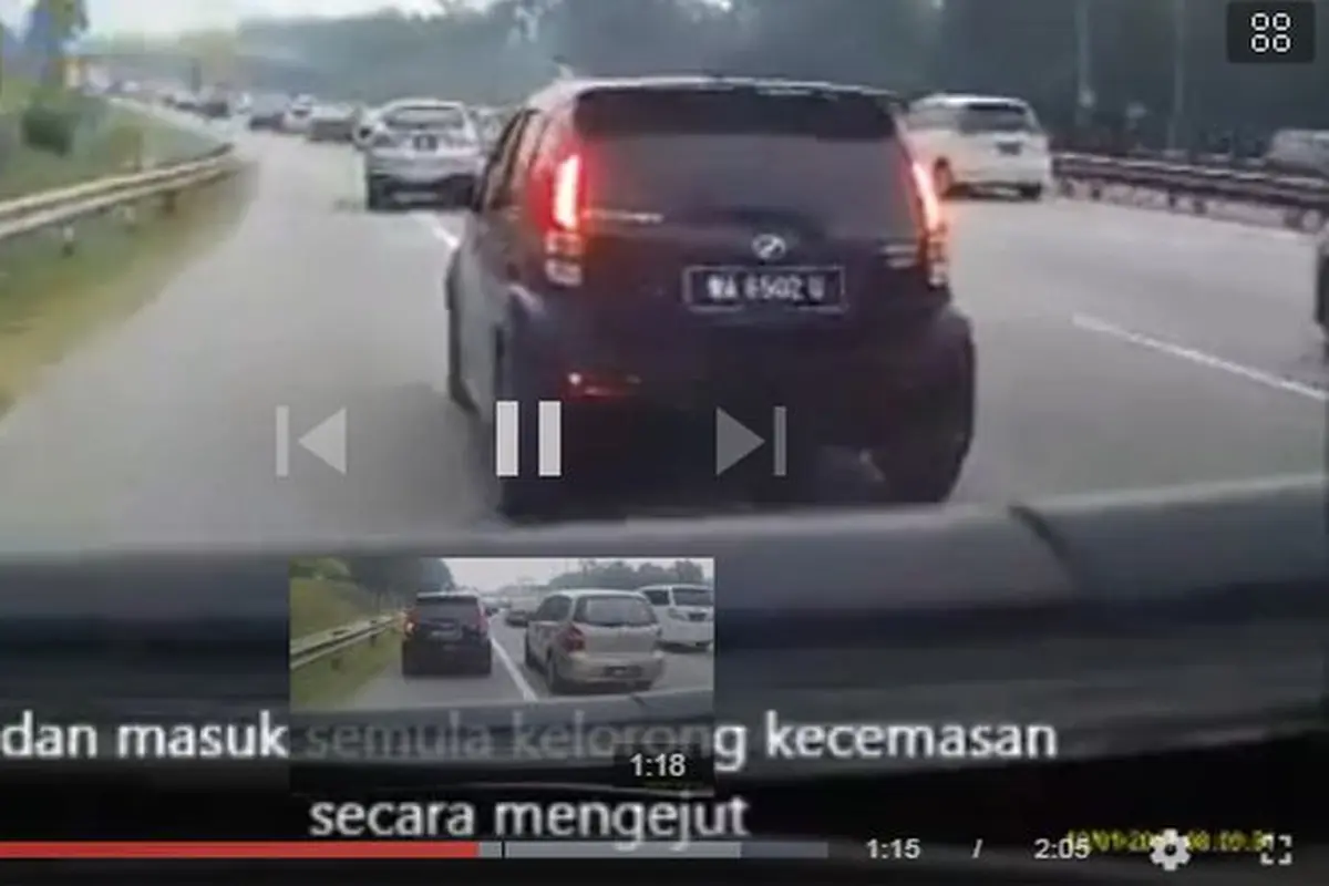 Myvi halang-halangi ambulans