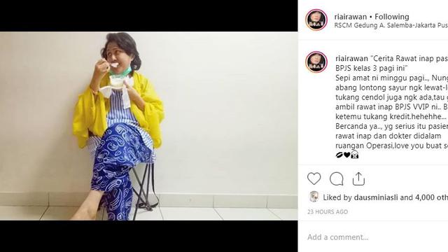 Ria Irawan (Foto: Instagram/@riairawan)