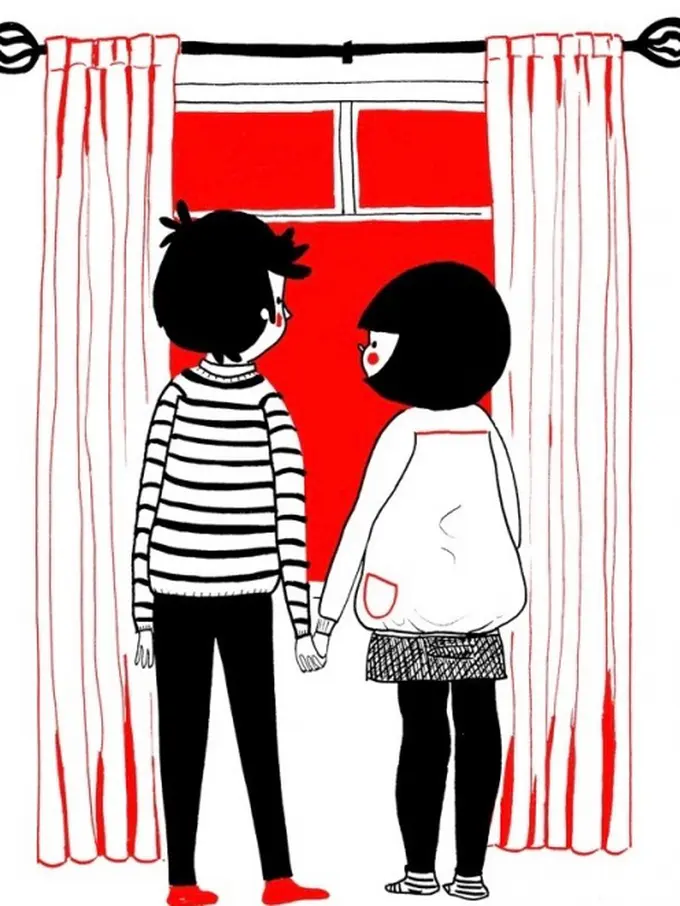 Bikin Iri! 10 Gambar Ini Melukiskan Keromantisan Pengantin Baru