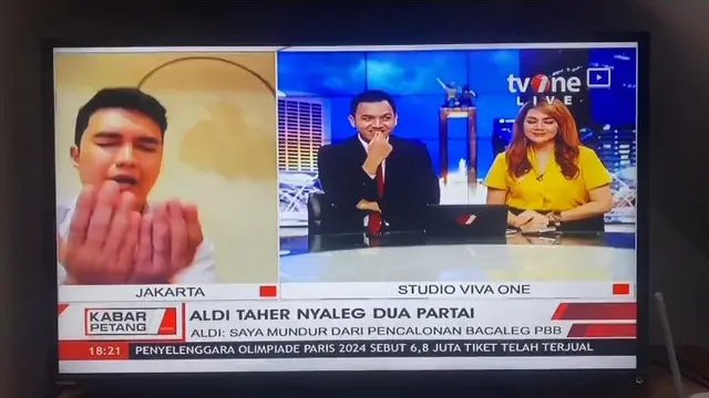 Aldi Taher didaftarkan bacaleg oleh dua partai berbeda