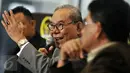 Ketua Komisi II DPR RI Rambe Kamarulzaman saat diskusi 'Ancaman Baru Deparpolisasi' di Gedung DPR, Jakarta, Kamis (10/3/2016). Rambe menegaskan, maju sebagai calon kepala daerah melalui jalur independen bukan deparpolisasi. (Liputan6.com/Johan Tallo)