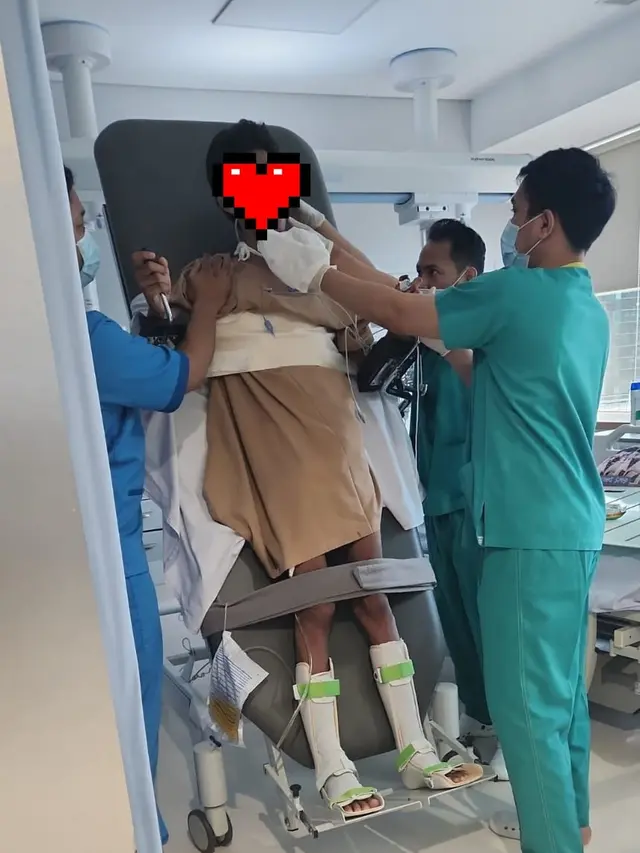 Kondisi David Ozora setelah dianiaya oleh Mario Dandy