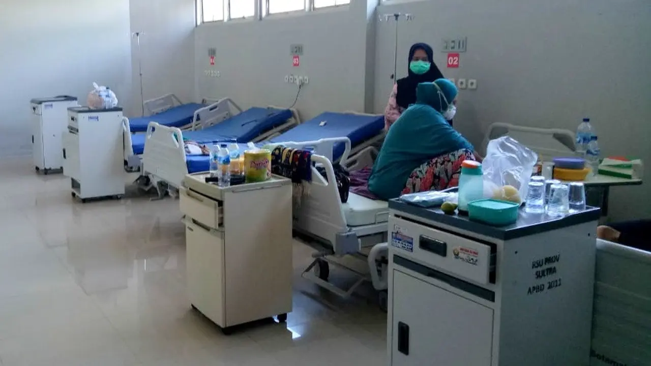 Ruang isolasi yang disiapkan pihak RSUD Bahteramas Sulawesi Tenggara untuk pasien virus Corona, Rabu (29/1/2020).(Liputan6.com/Ahmad Akbar Fua)