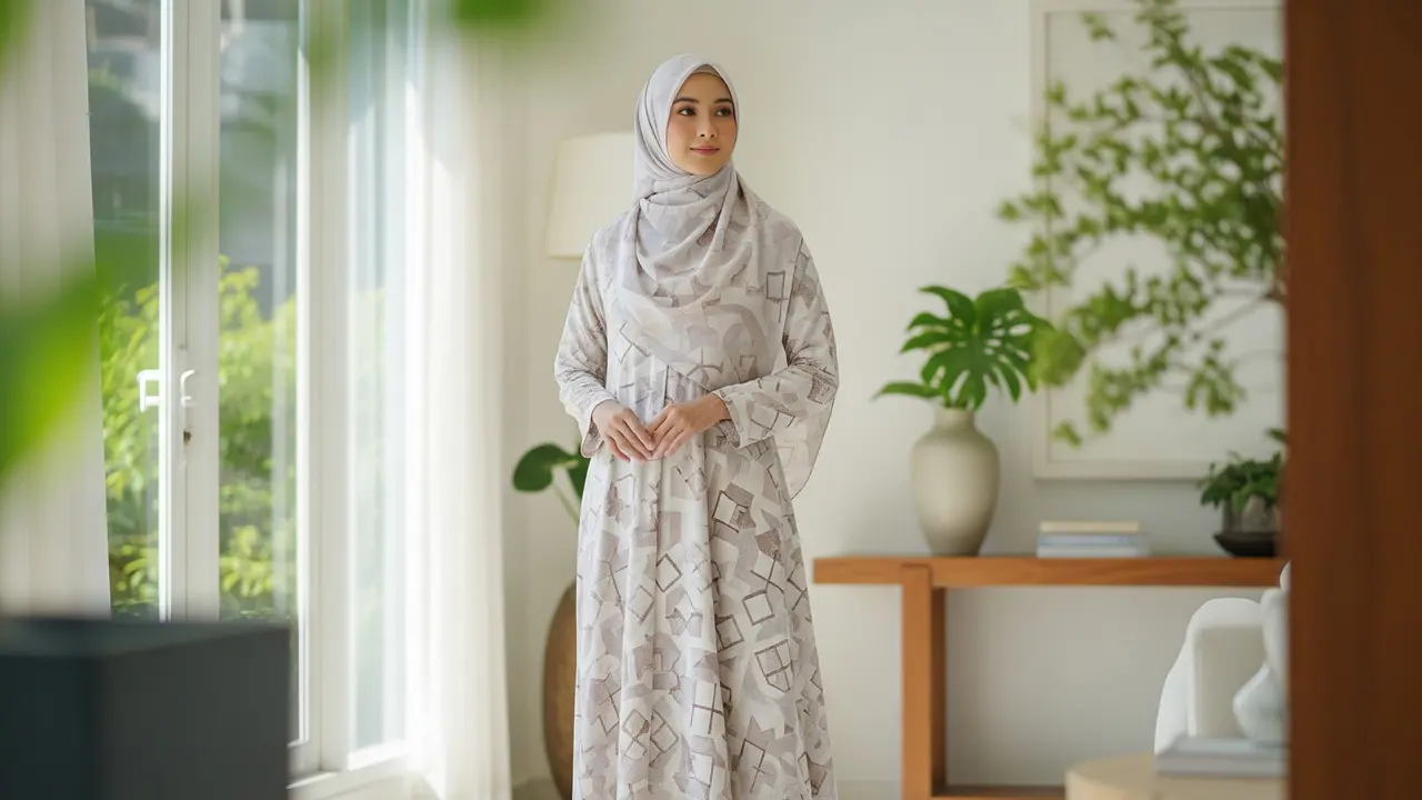 Model Batik Wanita untuk Lebaran (Image by Gemini AI)