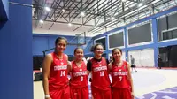 Timnas 3x3 putri Indonesia U-18. (Bola.com/Yus Mei Sawitri)
