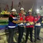 PT Pertamina Patra Niaga Subholding Commercial &amp; Trading (SH C&amp;T) Region Jawa Bagian Barat (JBB) perdana menjual produk sulfur granular sebanyak 2.800 Metrik Ton (MT) ke PT South Pasific Viscose. (Dok Pertamina)