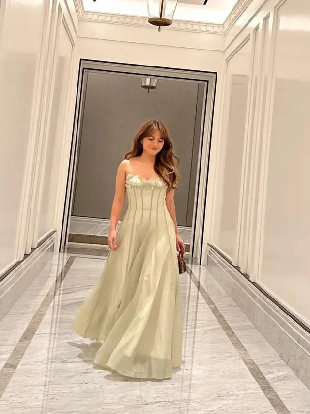 Gaya rambut Marsha Aruan membuatkan tampil lebih fresh. [@aruanmarsha]