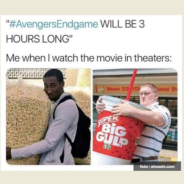 meme Avengers berdurasi 3 jam