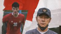 Elkan Baggot dan Shin Tae-yong. (Bola.com/Dody Iryawan)