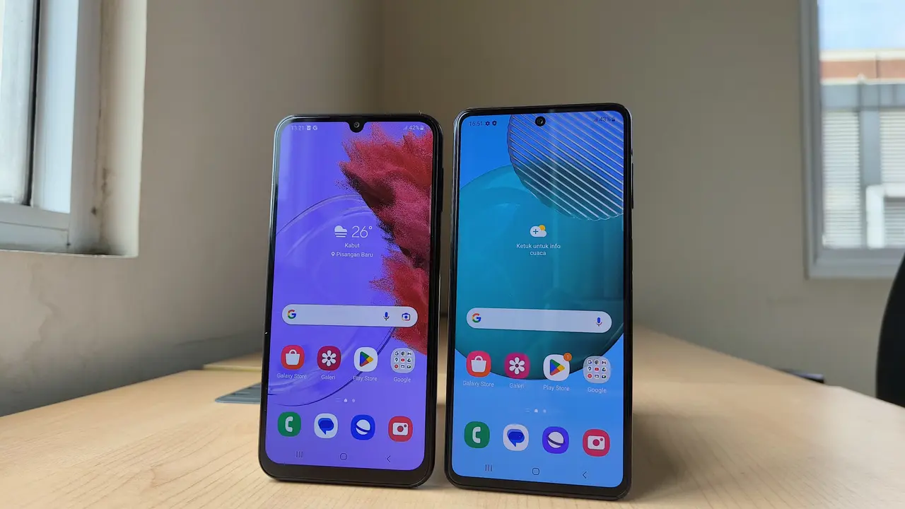 Perbedaan Samsung Galaxy M34 5G dan Galaxy M54 5G