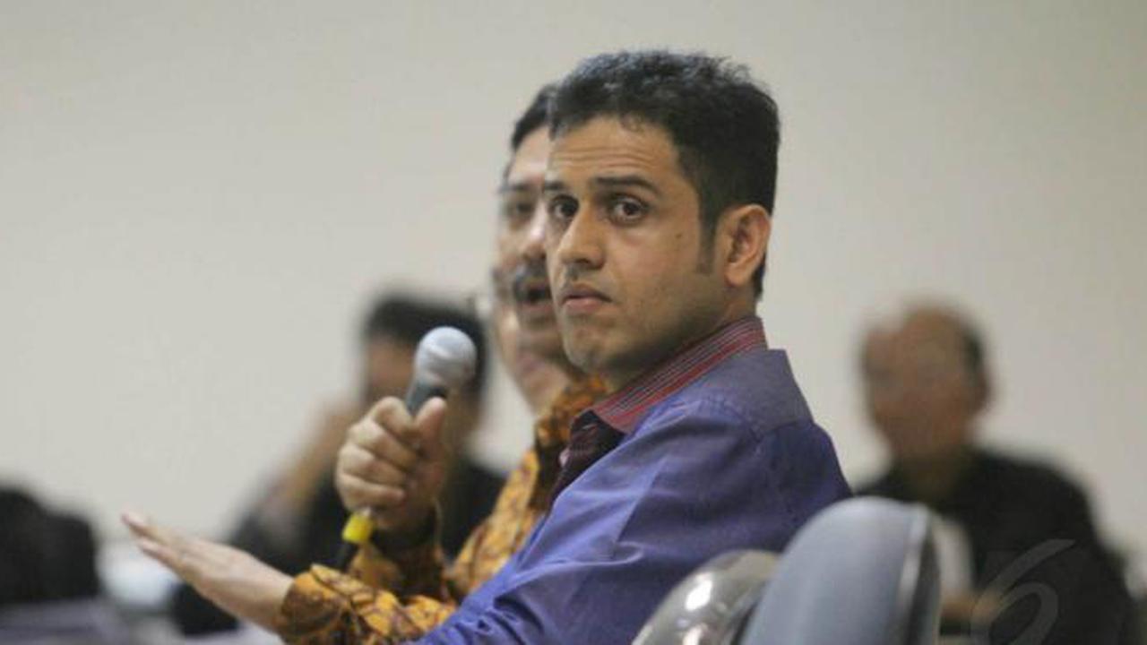 Nazaruddin Disoraki Pendukung Anas di Pengadilan