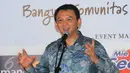 Gubernur DKI Jakarta Basuki Tjahaja Purnama memberikan pidato, Jakarta, (5/3). Kegiatan bertujuan menginspirasi semua pihak ikut serta dalam proyek rusunawa. dan RPTRA sebagai sarana dalam membangun komunitas harapan bangsa. (Liputan6.com/Helmi Afandi)
