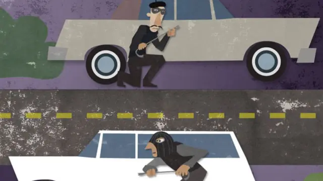 Ilustrasi Pencurian Mobil
