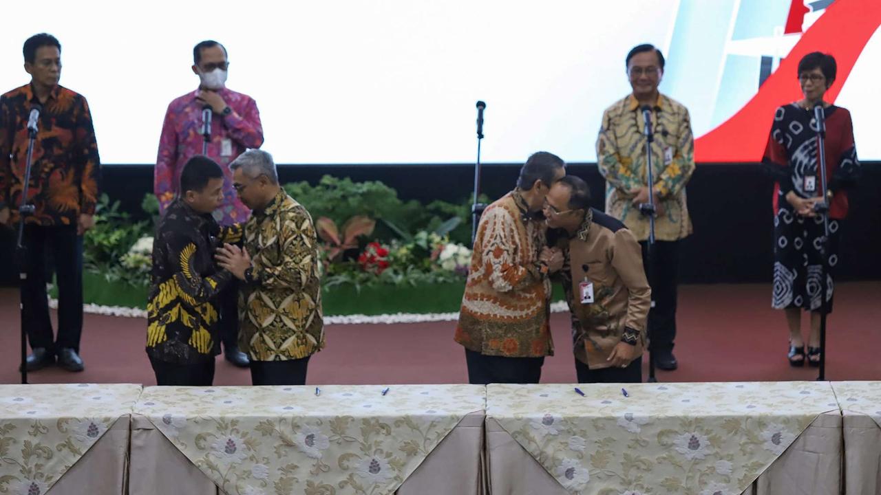 Pimpinan dan Dewas KPK ucap pakta integritas