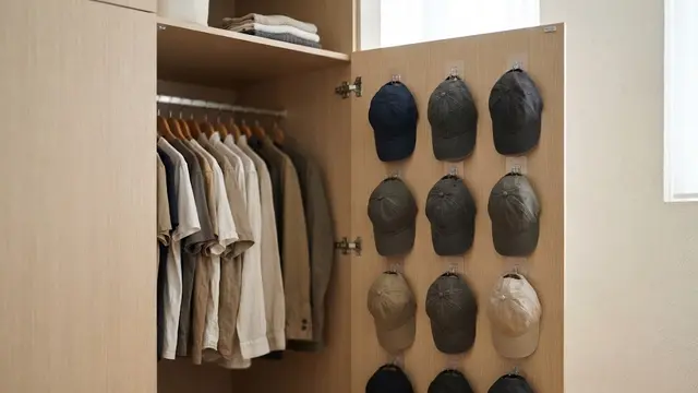 Cara menata topi agar tidak memenuhi lemari