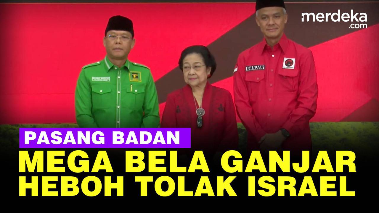 VIDEO: Megawati Bela Ganjar, Tolak Kedatangan Israel di Piala Dunia U-20 Indonesia