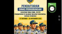 Cek Fakta: Tidak Benar Link Pendaftaran Dinas Perhubungan Periode 13 Oktober-25 November 2025