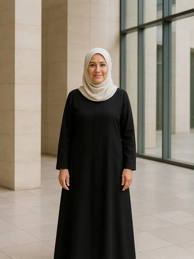 Model Gamis untuk Usia 45 Tahun