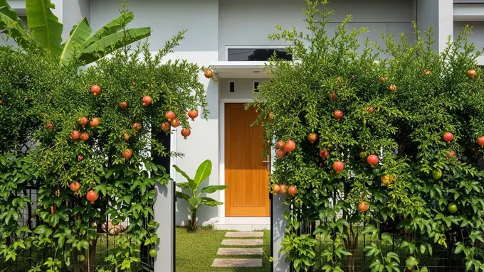 9 Inspirasi Kebun Mini Pagar Hidup dari Tanaman Buah Produktif, Solusi Lahan Terbatas