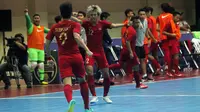 Timnas Futsal Indonesia akan menghadapi Thailand pada semifinal Piala 2018, Jumat (9/11/2018). (Bola.com/Ronald Seger Prabowo)