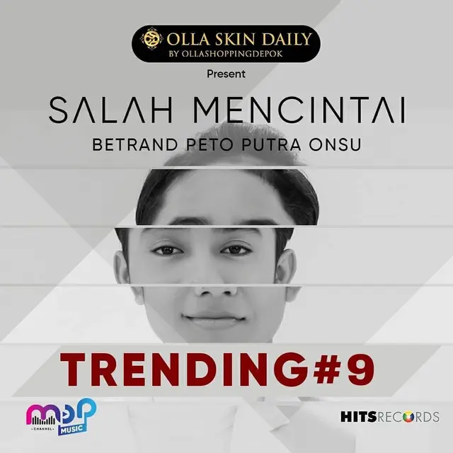 Terhitung sejak penayangan perdananya, single Salah Mencintai dari Betrand Peto langsung sukses kembali menjadi trending di YouTube untuk kategori musik.