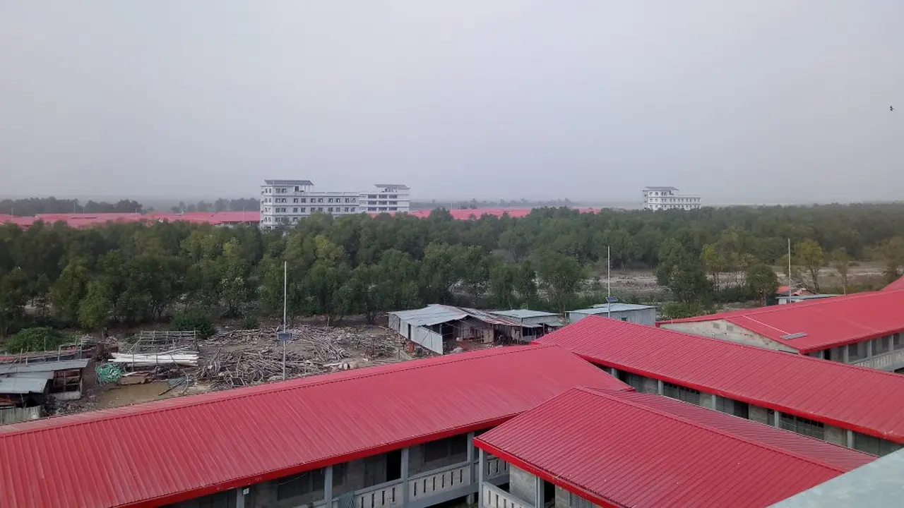 Sebuah pulau di Bangladesh telah siap bagi para pengungsi Rohingya.