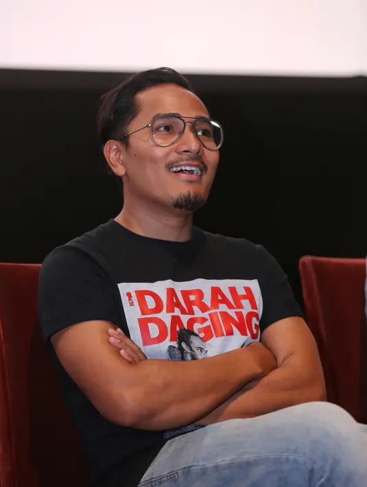 Tanta Ginting rilis film terbaru Darah Daging di Epicentrum XXI, Jakarta Selatan, Senin (2/12). (Adrian Putra/Fimela.com)
