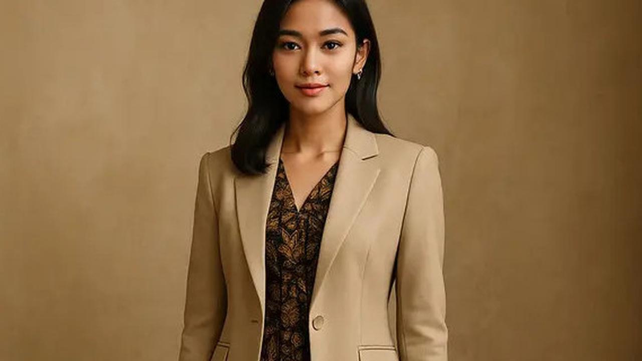 8 Inspirasi Mix and Match Rok Span Batik Belah Samping yang Wajib Dicoba
