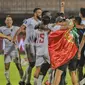 Selebrasi juara pemain PSM Makassar setelah memastikan gelar di BRI Liga 1 2022/2023. (Dok. PT LIB)