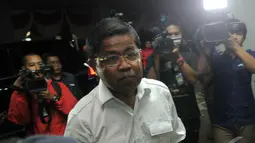 Sekjen DPP Golkar Idrus Marham langsung meluncur ke RSPP saat mendengar kabar Ketum Gerindra Suhardi meninggal dunia (Liputan6.com/Johan Tallo)