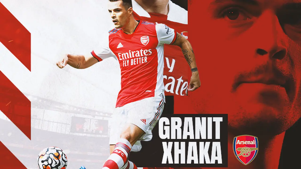Arsenal - Ilustrasi Granit Xhaka
