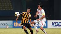 Duel Malaysia vs Tajikistan di matchday kedua penyisihan Grup D Piala AFC U-19 2018 di Stadion Patriot Candrabhaga, Bekasi, Selasa (23/10/2018). (Bola.com/Dok. AFC)