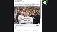 Cek Fakta: Tidak Benar Link Pendaftaran THR Keagamaan Rp 1 Juta dari Pemerintah