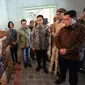 Menteri BUMN Erick Thohir menghadiri acara peresmian Taman Pracima atau Pracima Tuin di dalam komplek Pura Mangkunegaran